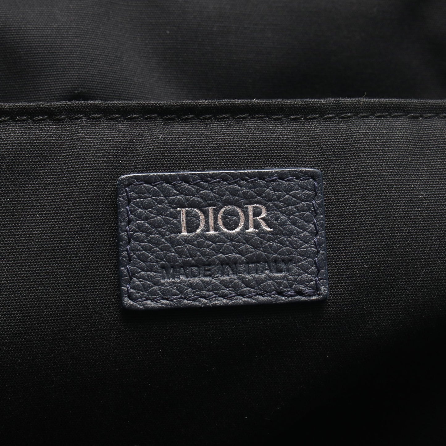 DIOR × Shawn Stussy RIDER バックパック リュックサック レザー ネイビー ディオール