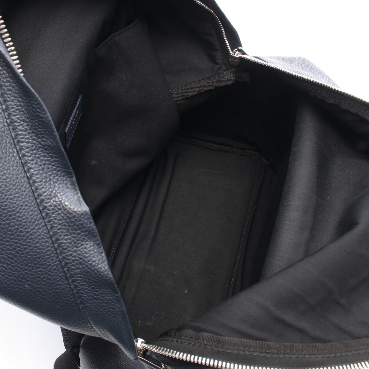 DIOR × Shawn Stussy RIDER バックパック リュックサック レザー ネイビー ディオール