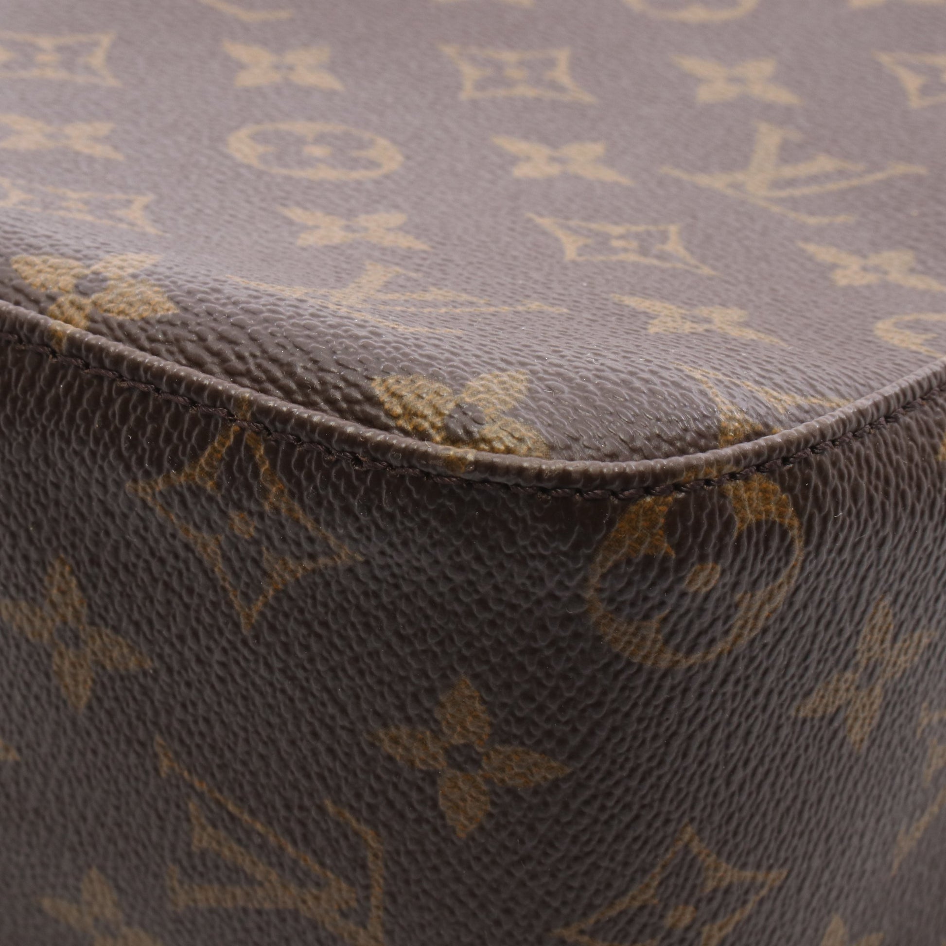 ルーピングMM モノグラム ショルダーバッグ PVC レザー ブラウン ルイヴィトン バッグ LOUIS VUITTON