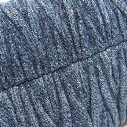 DENIM MATELASSE マテラッセ ハンドバッグ デニム レザー ネイビー ブラック ミュウミュウ