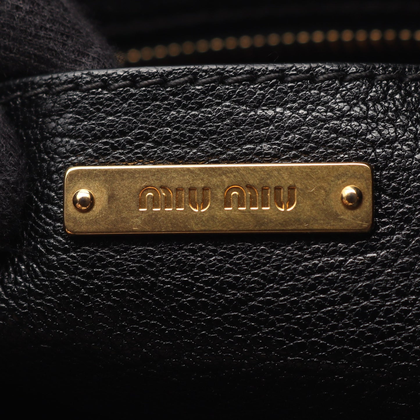 DENIM MATELASSE マテラッセ ハンドバッグ デニム レザー ネイビー ブラック ミュウミュウ