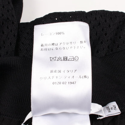 メッシュ ショート スウェットパンツ レーヨン ブラック クリスチャンディオール