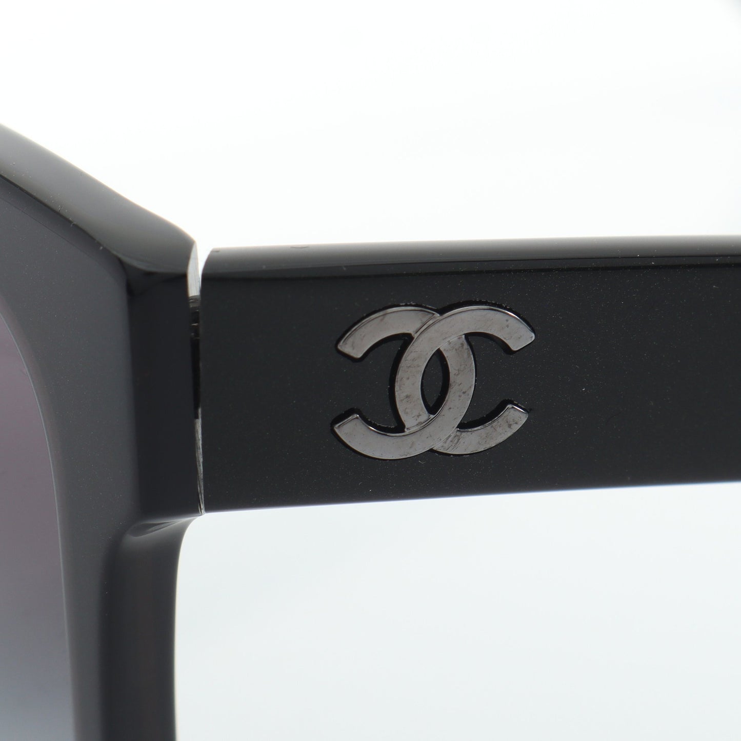 ココマーク スクエア ラメ サングラス ブラック シャネル 財布・小物 CHANEL