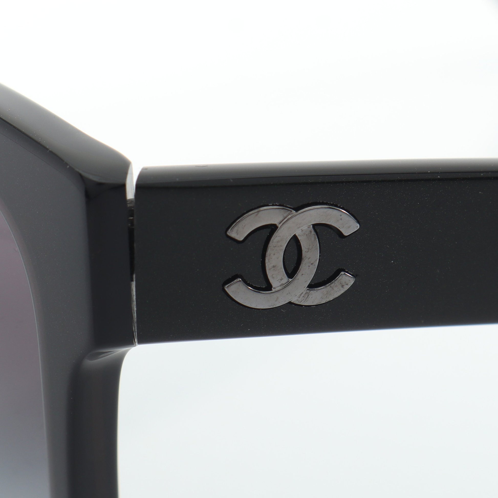 ココマーク スクエア ラメ サングラス ブラック シャネル 財布・小物 CHANEL