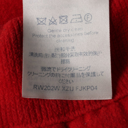 ロゴ刺繍 ショート スウェットパンツ コットン ウール シルク レッド ルイヴィトン