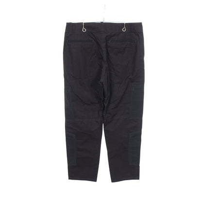 LVロゴ ナイロン切替 カーゴパンツ コットン キュプラ ナイロン ネイビー ルイヴィトン