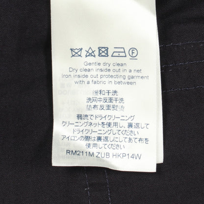 LVロゴ ナイロン切替 カーゴパンツ コットン キュプラ ナイロン ネイビー ルイヴィトン