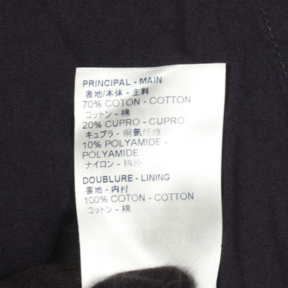 LVロゴ ナイロン切替 カーゴパンツ コットン キュプラ ナイロン ネイビー ルイヴィトン