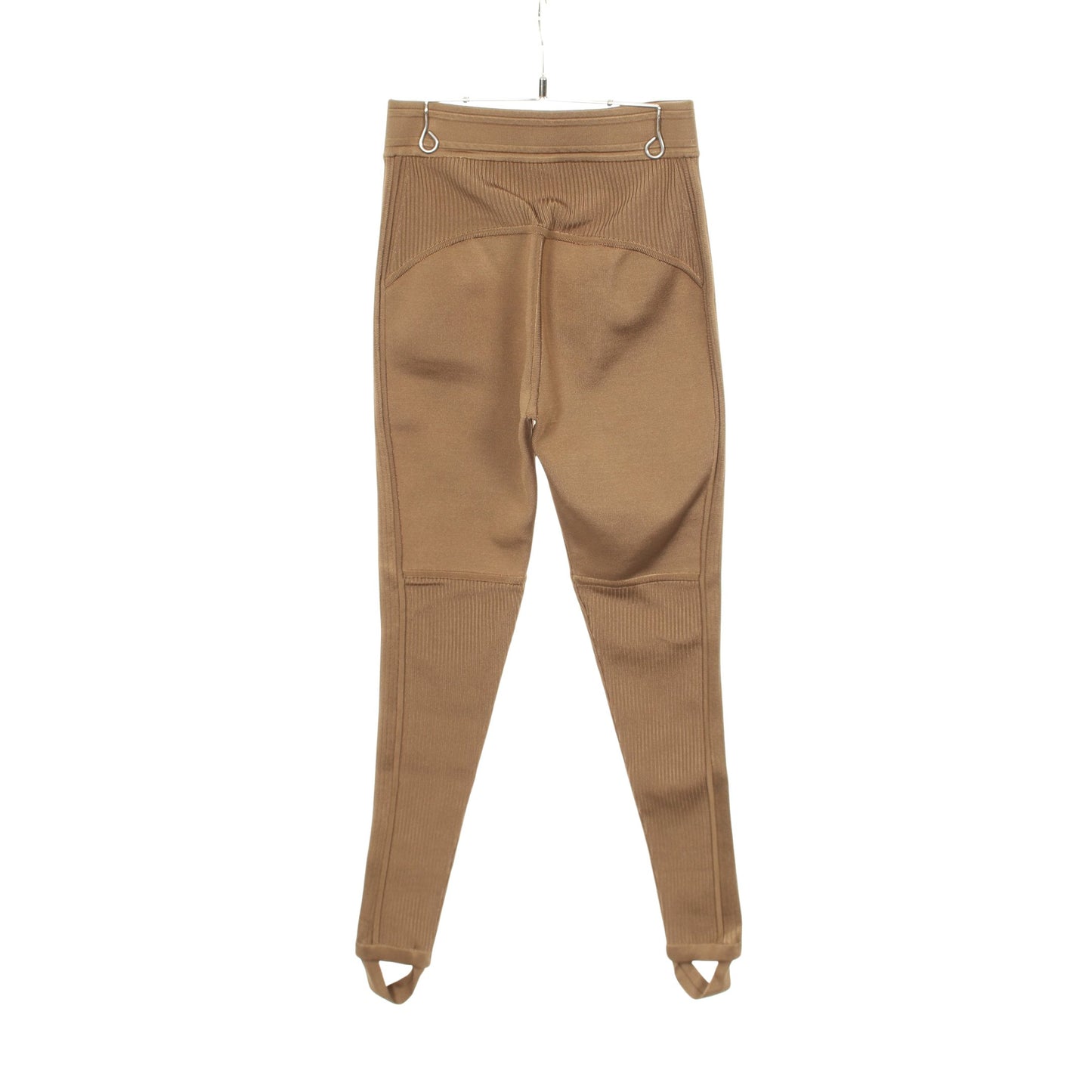 ニット レギンス パンツ シルク ナイロン ブラウン エルメス ボトムス HERMES