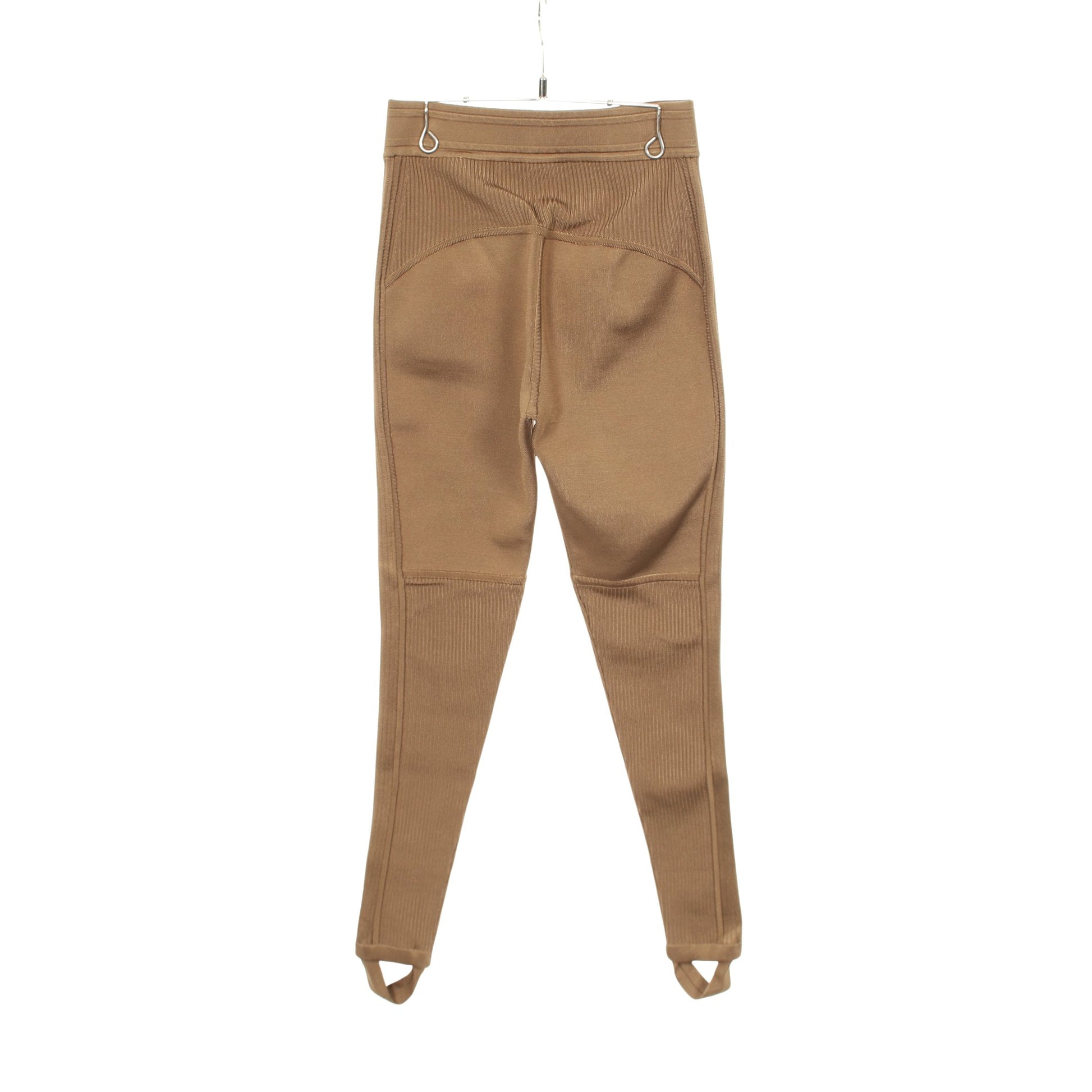 ニット レギンス パンツ シルク ナイロン ブラウン エルメス ボトムス HERMES