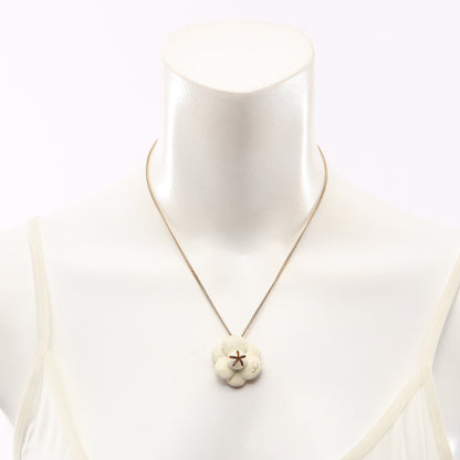 カメリア ネックレス GP ゴールド ホワイト 02P シャネル アクセサリー CHANEL
