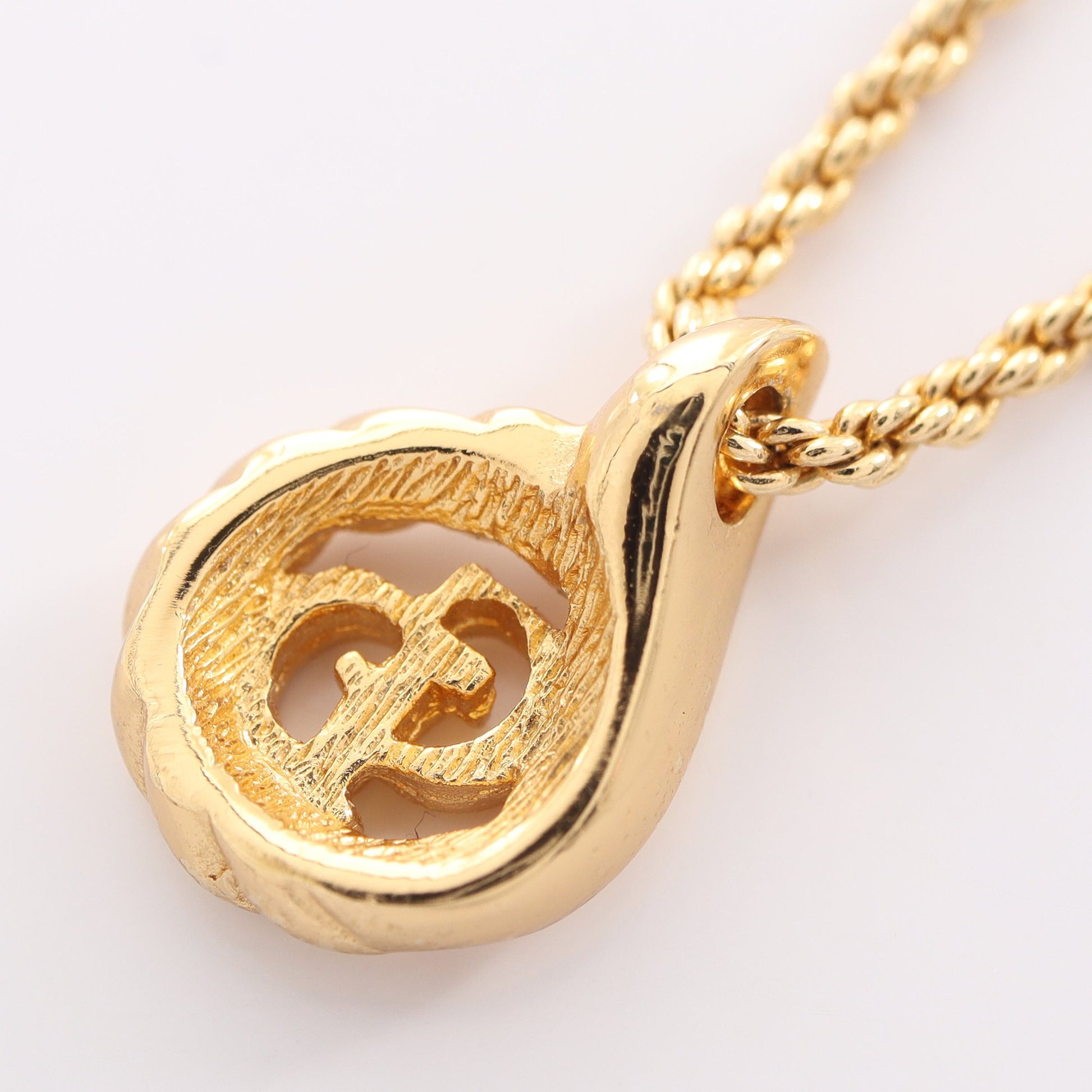 CDロゴ ネックレス GP ゴールド クリスチャンディオール アクセサリー Christian Dior