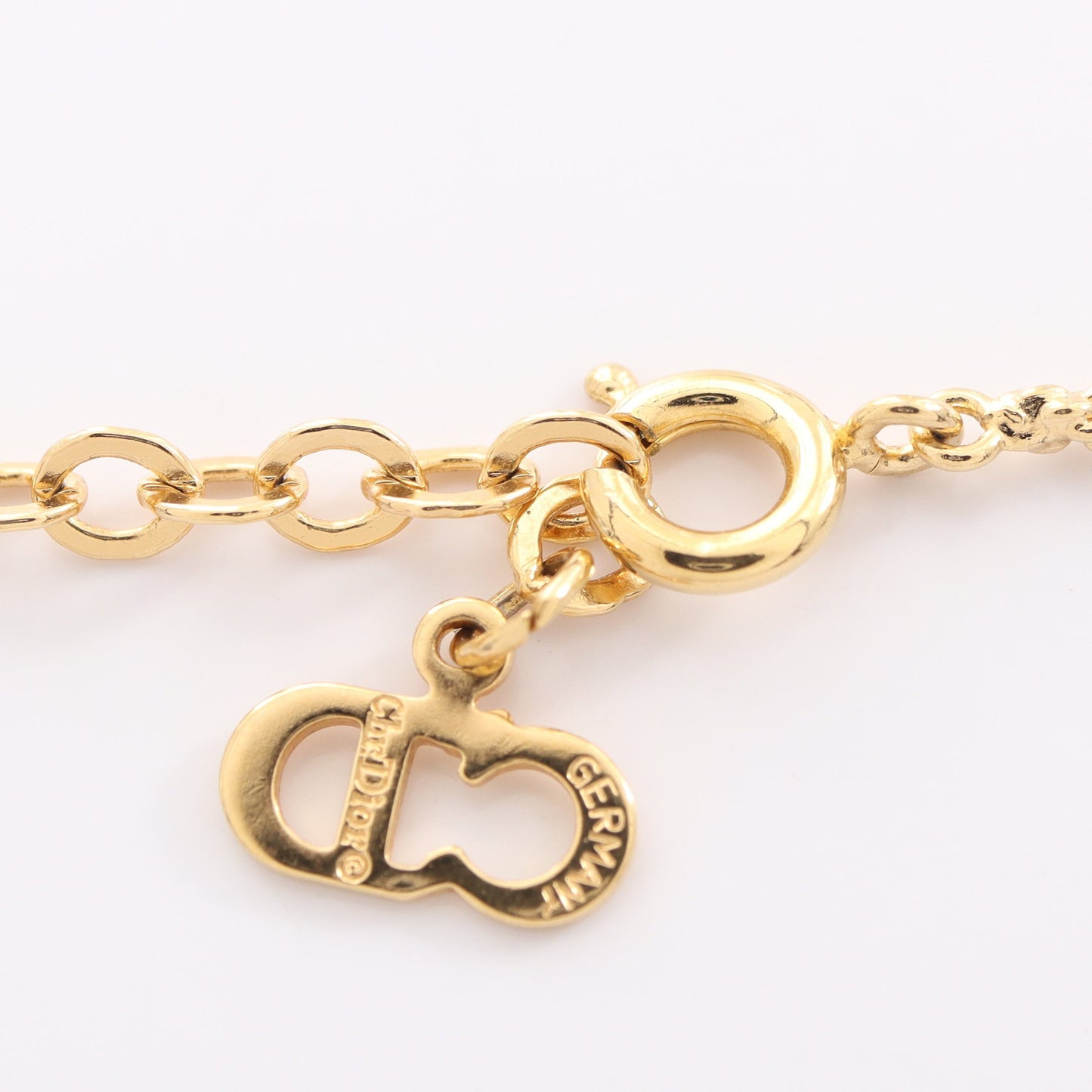 CDロゴ ネックレス GP ゴールド クリスチャンディオール アクセサリー Christian Dior