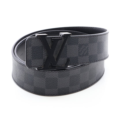 サンチュール LV イニシアル ダミエグラフィット ベルト PVC ブラック ルイヴィトン