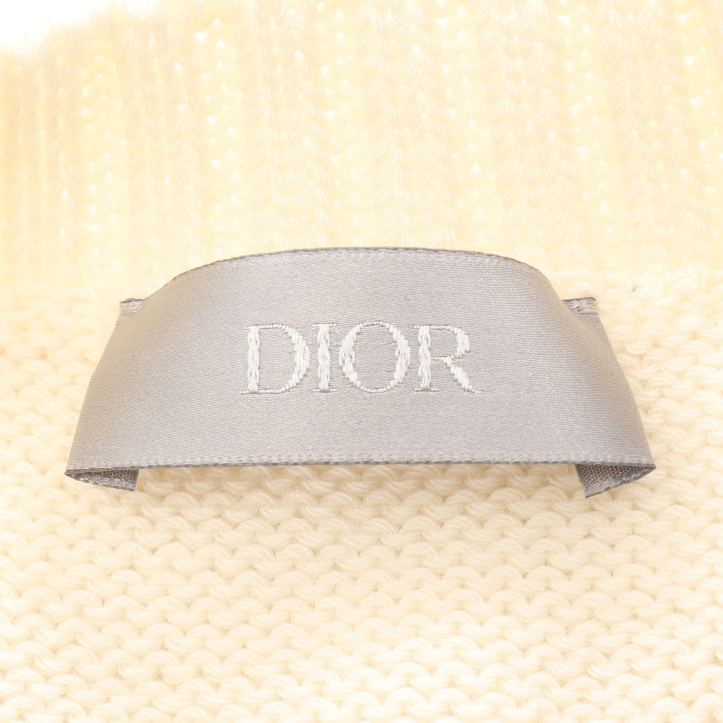 DIOR × TRAVIS SCOTT CACTUS JACK 22AW クルーネックセーター ニット ウール オフホワイト グリーン クリスチャンディオール