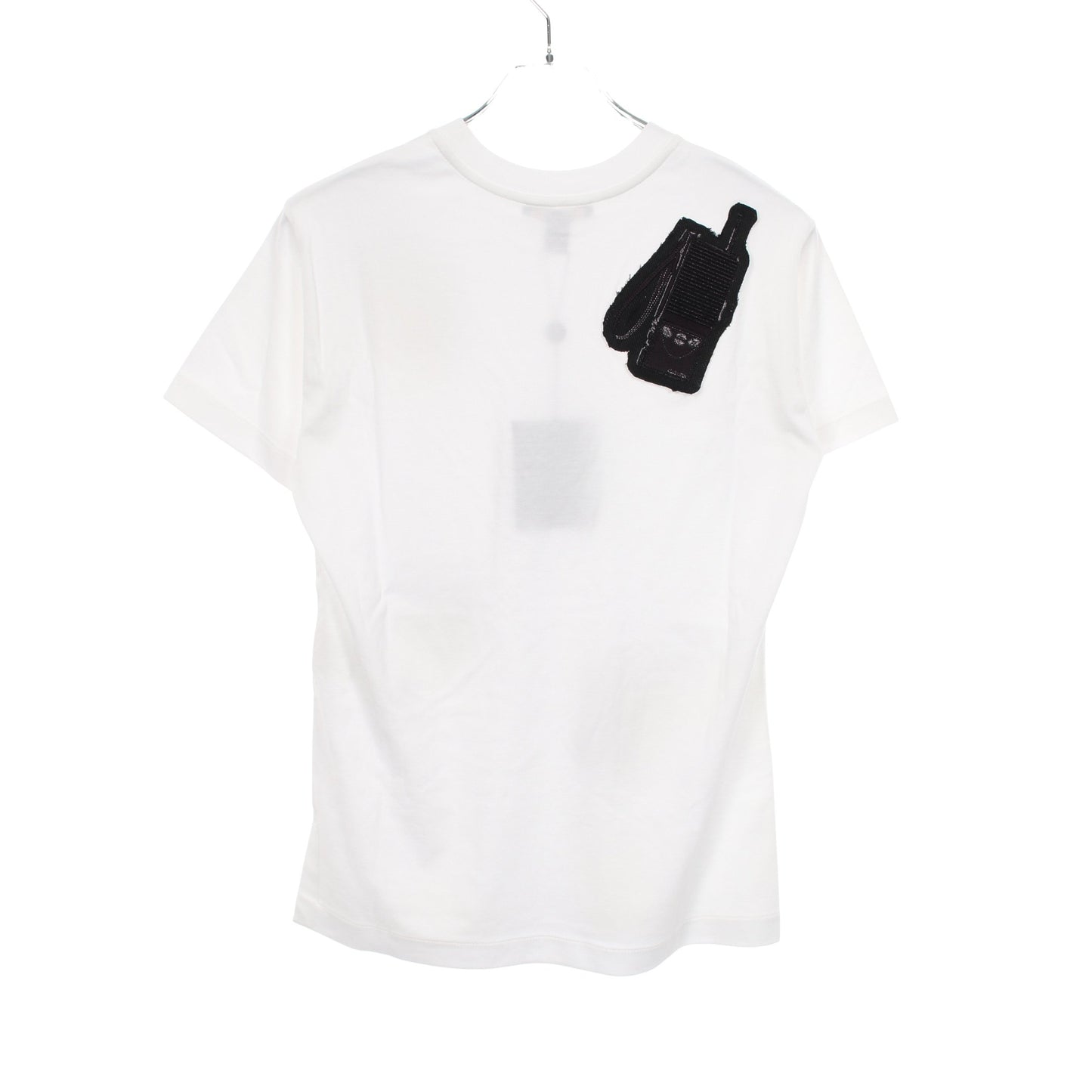 パッチ付き クルーネック 半袖Tシャツ コットン ホワイト ルイヴィトン トップス LOUIS VUITTON