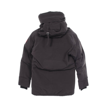 CHATEAU PARKA FUSION FIT フード付き ダウンジャケット コットン ブラック カナダグース