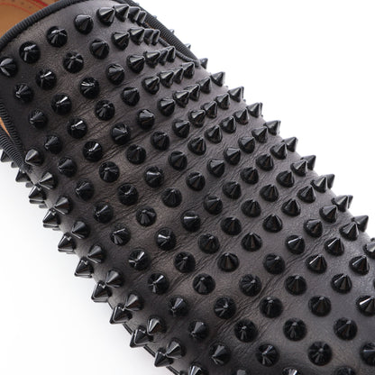 Dandelion Spikes ローファー レザー ブラック クリスチャンルブタン