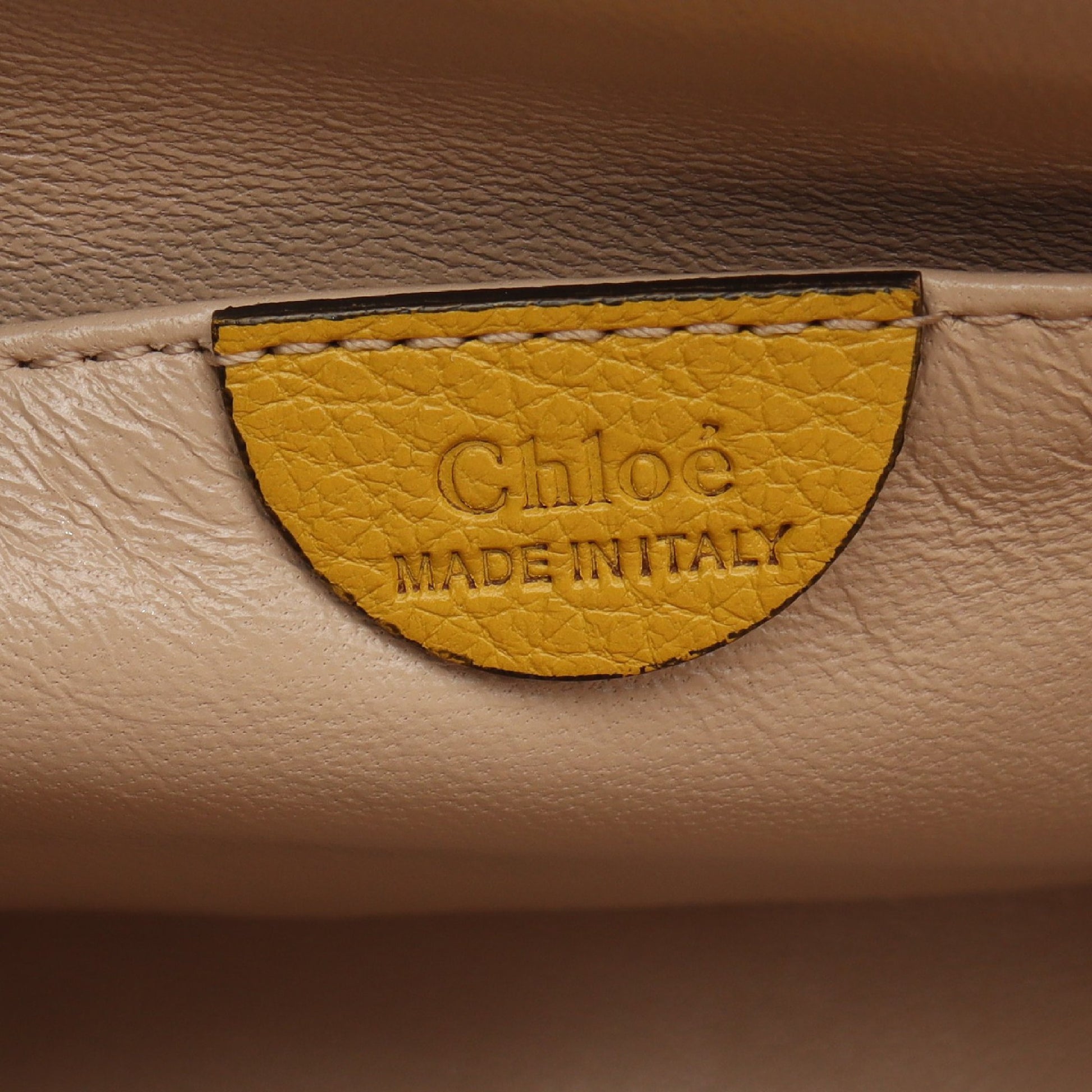 エルシー チェーンショルダーバッグ レザー イエロー クロエ バッグ Chloe