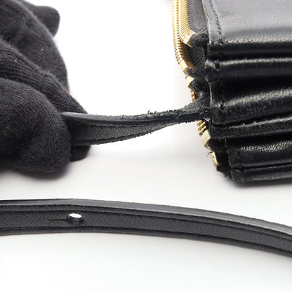 TRIO LARGE トリオ ラージ ショルダーバッグ レザー ブラック セリーヌ バッグ CELINE