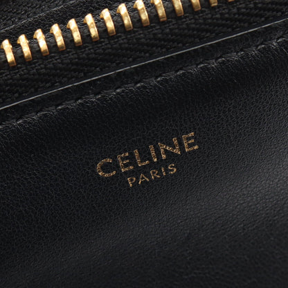 TRIO LARGE トリオ ラージ ショルダーバッグ レザー ブラック セリーヌ バッグ CELINE