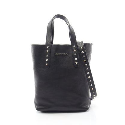 SOFIA N/S ソフィア スタースタッズ 2WAY ハンドバッグ トートバッグ レザー ブラック ジミーチュウ バッグ JIMMY CHOO
