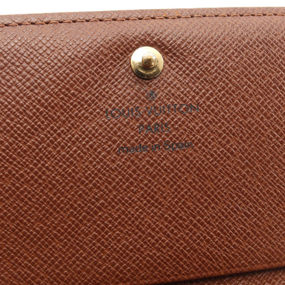 ポルトモネ ビエ トレゾール モノグラム 二つ折り財布 PVC レザー ブラウン ルイヴィトン 財布・小物 LOUIS VUITTON