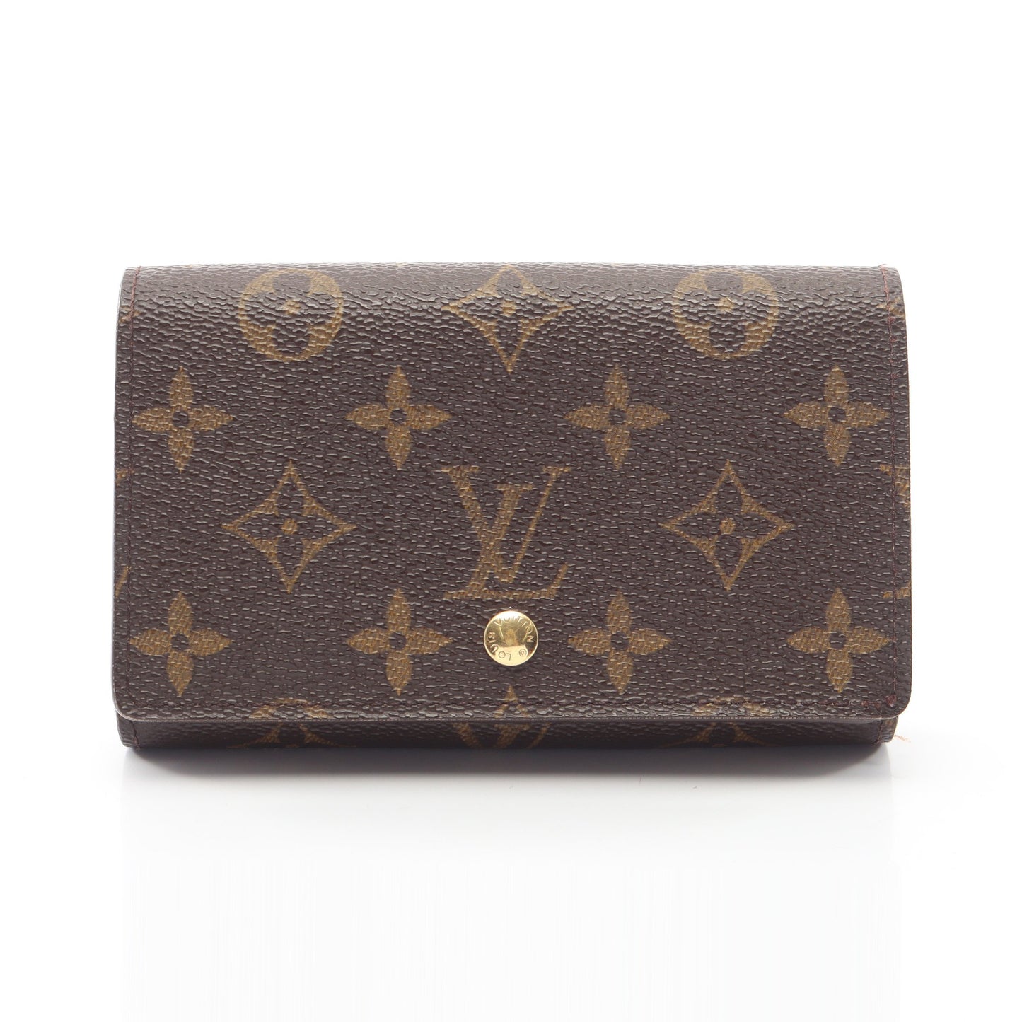 ポルトモネ ビエ トレゾール モノグラム 二つ折り財布 PVC レザー ブラウン ルイヴィトン 財布・小物 LOUIS VUITTON