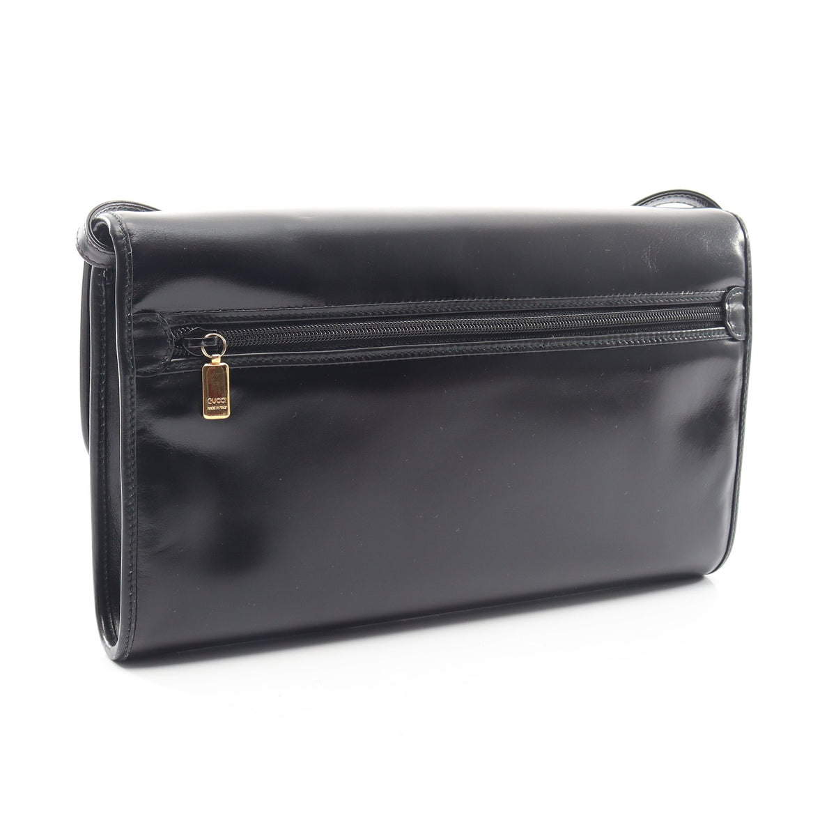インターロッキングG ショルダーバッグ レザー ブラック グッチ バッグ GUCCI