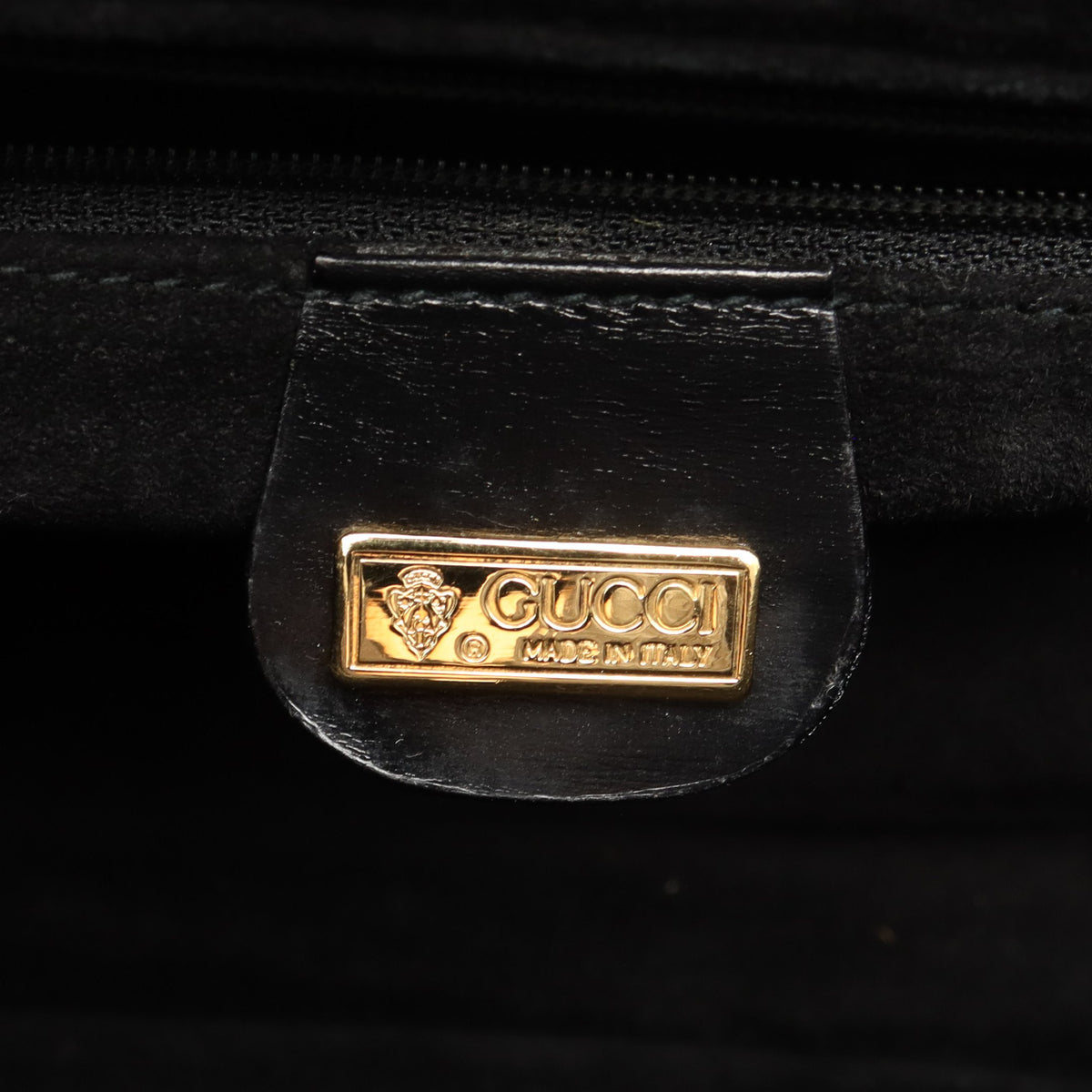 インターロッキングG ショルダーバッグ レザー ブラック グッチ バッグ GUCCI