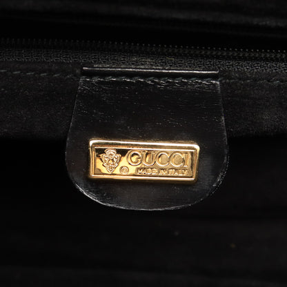インターロッキングG ショルダーバッグ レザー ブラック グッチ バッグ GUCCI