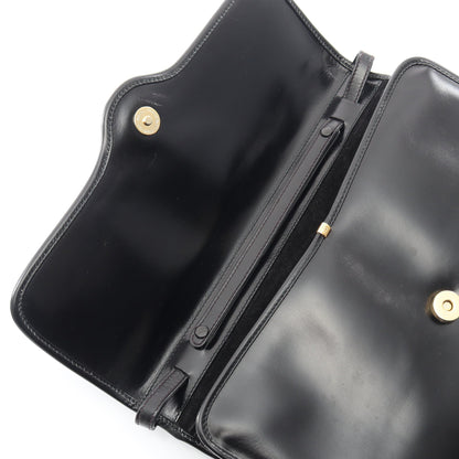 インターロッキングG ショルダーバッグ レザー ブラック グッチ バッグ GUCCI