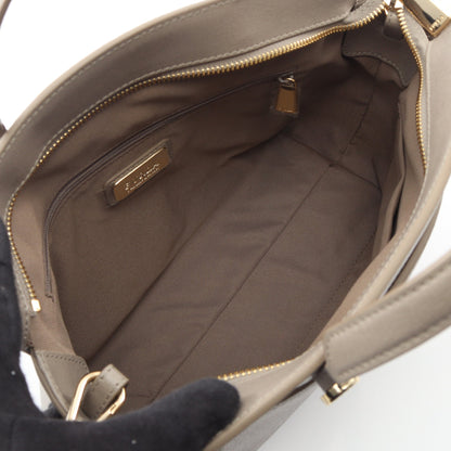 AGATA アガタ 2WAY ハンドバッグ レザー グレー フルラ バッグ FURLA