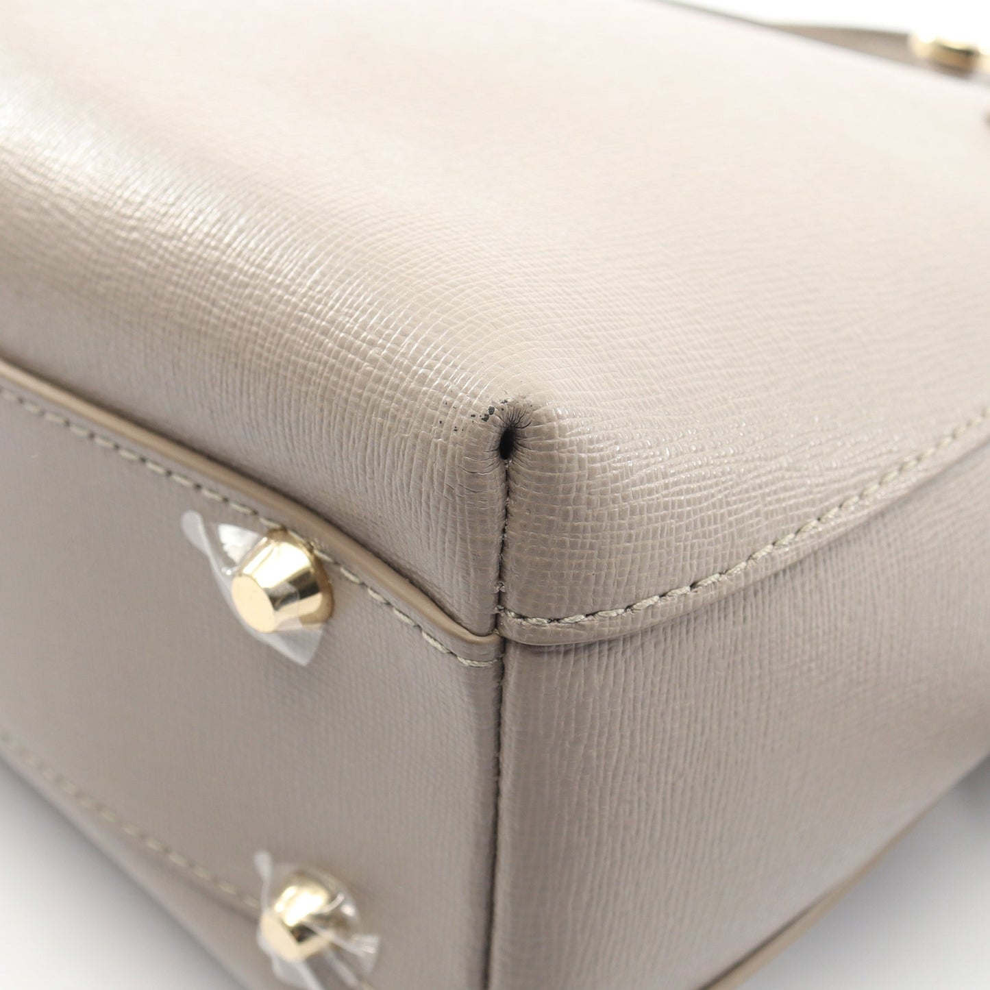 AGATA アガタ 2WAY ハンドバッグ レザー グレー フルラ バッグ FURLA
