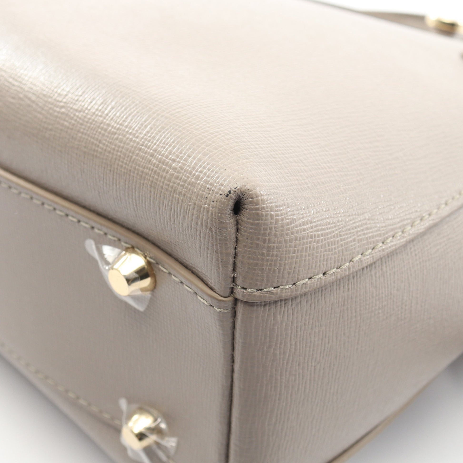 AGATA アガタ 2WAY ハンドバッグ レザー グレー フルラ バッグ FURLA