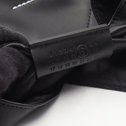 JAPANESE ジャパニーズ 2WAY ショルダーバッグ レザー ブラック エムエムシックスメゾンマルジェラ バッグ MM6 MAISON MARGIELA