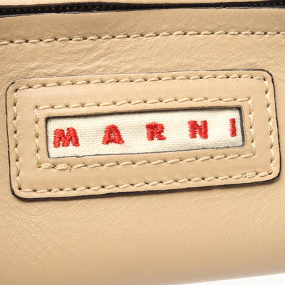 パニエ 2WAY ハンドバッグ レザー ベージュ マルニ バッグ MARNI