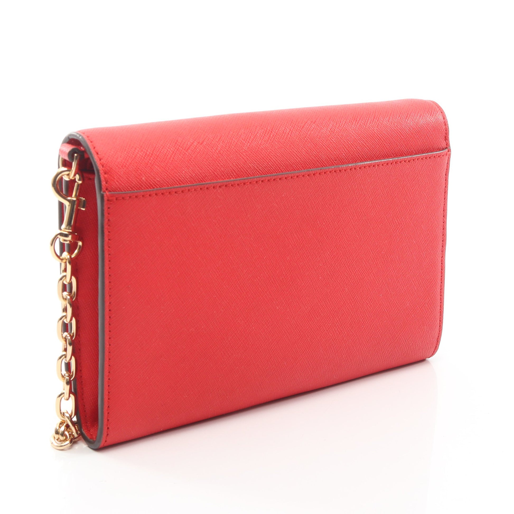 ロビンソン チェーンウォレット レザー レッド トリーバーチ バッグ TORY BURCH