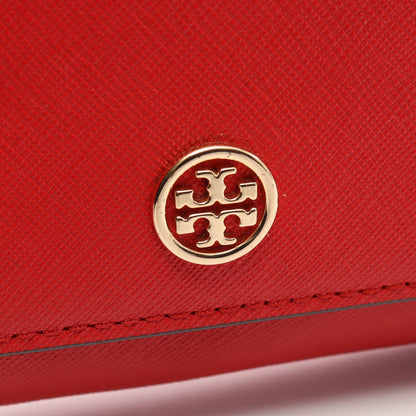 ロビンソン チェーンウォレット レザー レッド トリーバーチ バッグ TORY BURCH
