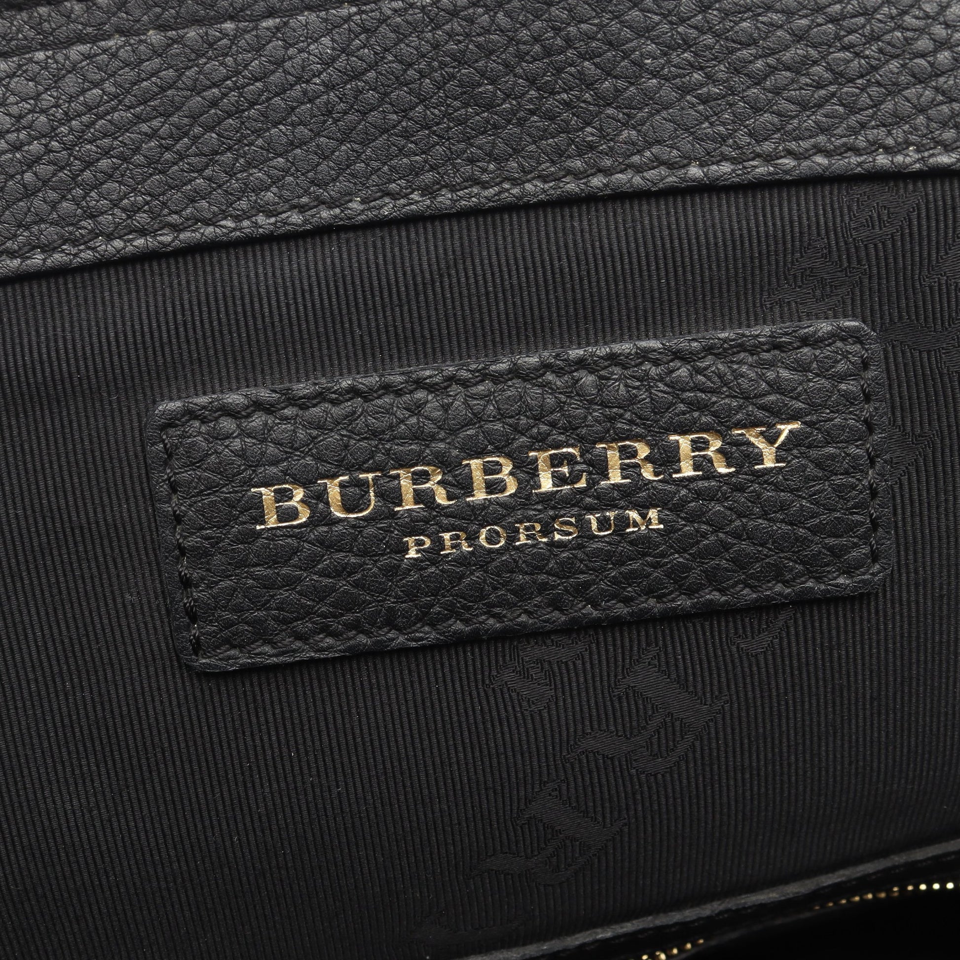 ハンドバッグ ハンドバッグ レザー ブラック バーバリープローサム バッグ BURBERRY PRORSUM