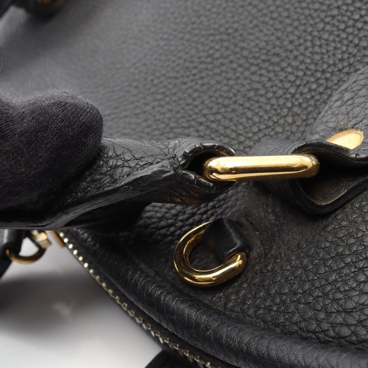 ハンドバッグ ハンドバッグ レザー ブラック バーバリープローサム バッグ BURBERRY PRORSUM