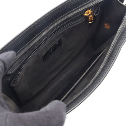 アナグラム クラッチバッグ レザー ブラック ロエベ バッグ LOEWE