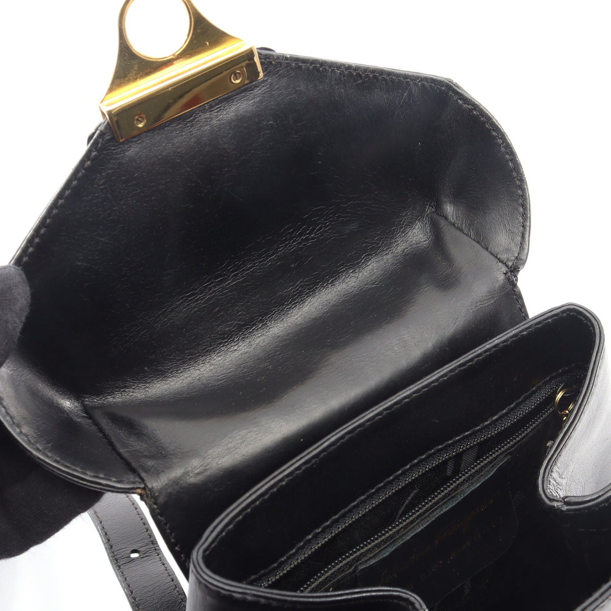 ヒールモチーフ ミニリュック バックパック リュックサック ミニリュック レザー ブラック サルヴァトーレフェラガモ バッグ Salvatore Ferragamo