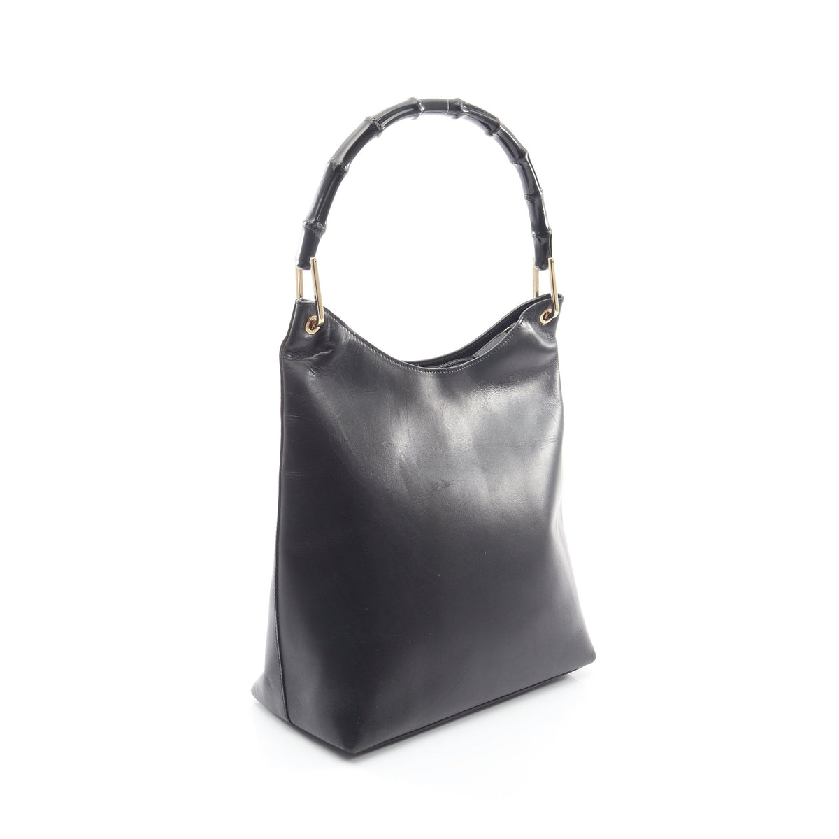 バンブー ワンショルダーバッグ レザー ブラック グッチ バッグ GUCCI