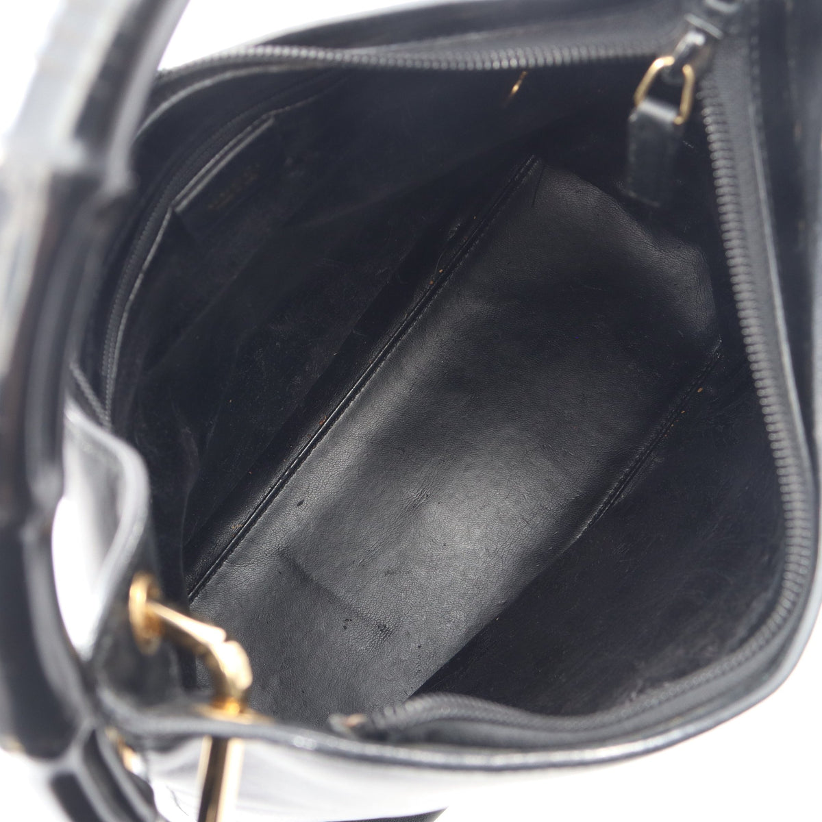バンブー ワンショルダーバッグ レザー ブラック グッチ バッグ GUCCI