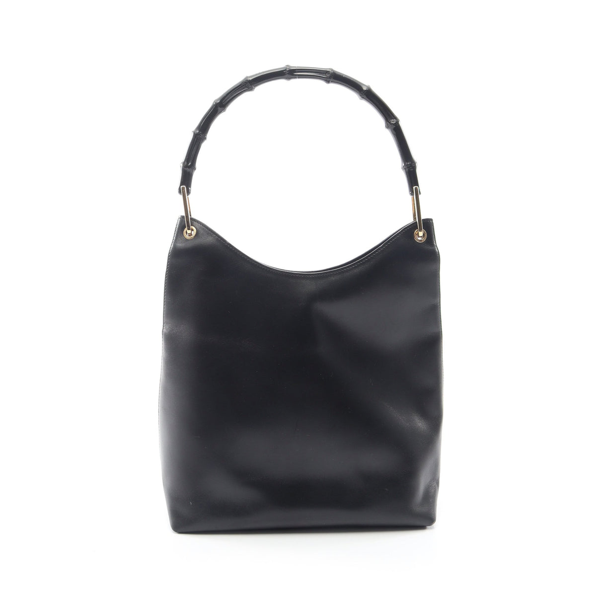 バンブー ワンショルダーバッグ レザー ブラック グッチ バッグ GUCCI