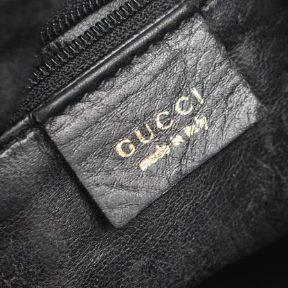 バンブー ワンショルダーバッグ レザー ブラック グッチ バッグ GUCCI