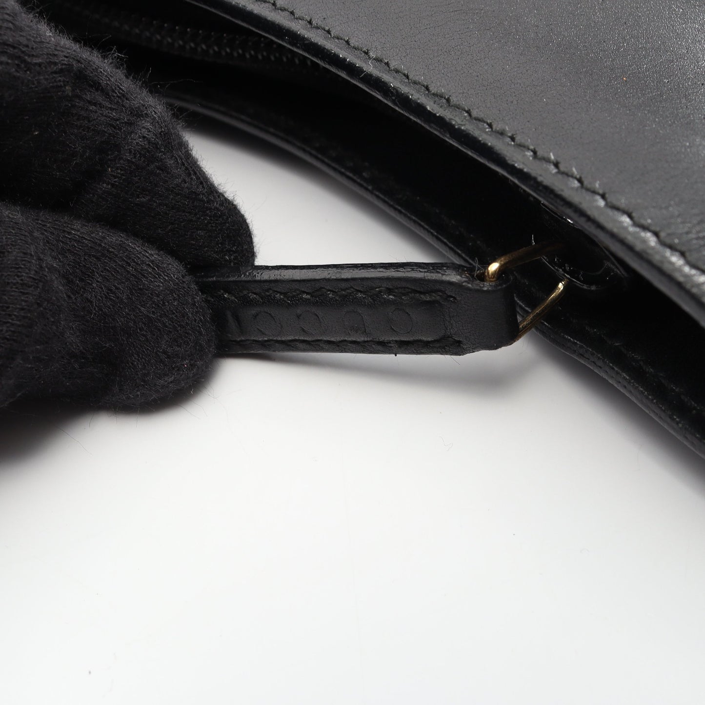 バンブー ワンショルダーバッグ レザー ブラック グッチ バッグ GUCCI