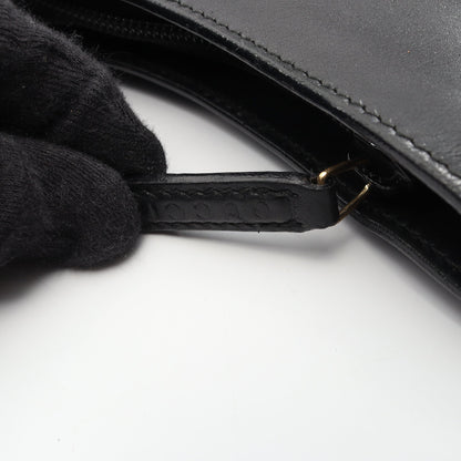 バンブー ワンショルダーバッグ レザー ブラック グッチ バッグ GUCCI