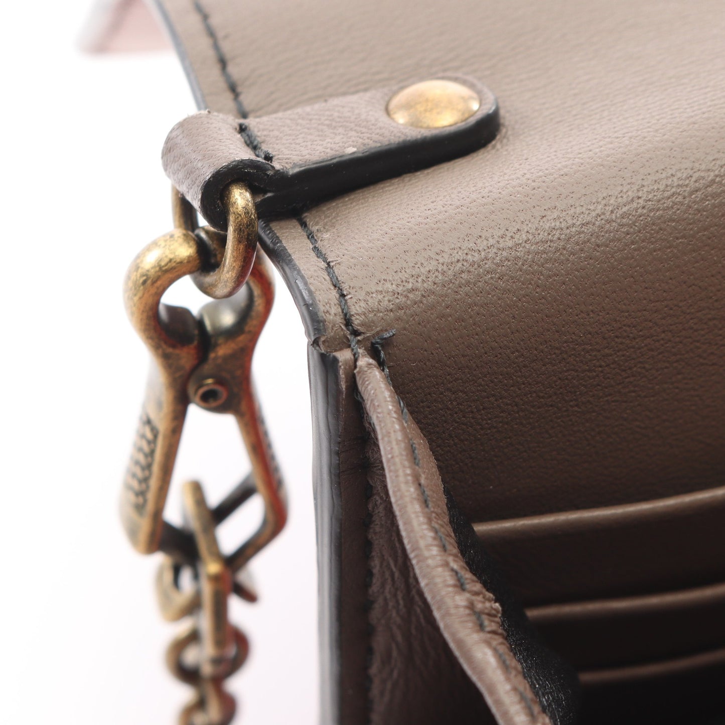 チェーンウォレット レザー レッド ピンクベージュ ボッテガヴェネタ バッグ BOTTEGA VENETA